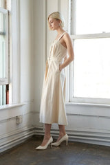 CALIFORNIA DREAMING WOVEN MIDI DRESS - Flying Tomato - Flyclothing LLC