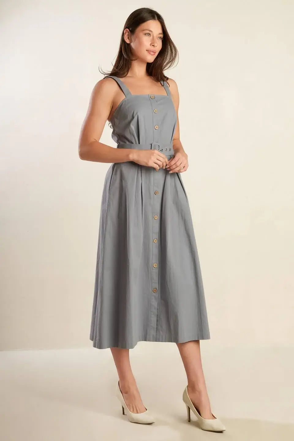 CALIFORNIA DREAMING WOVEN MIDI DRESS - Flying Tomato - Flyclothing LLC