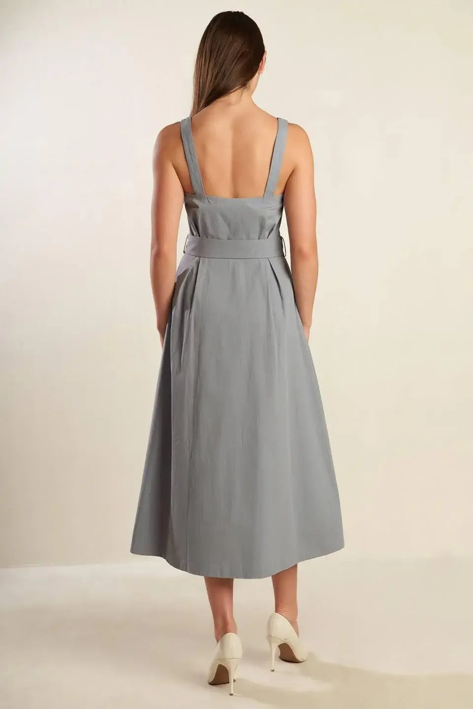 CALIFORNIA DREAMING WOVEN MIDI DRESS - Flying Tomato - Flyclothing LLC