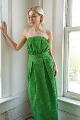 IN DOLLY WE TRUST WOVEN MIDI DRESS - Flying Tomato - Flyclothing LLC