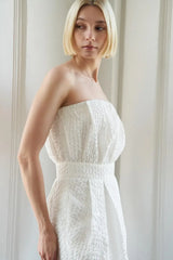 IN DOLLY WE TRUST WOVEN MIDI DRESS - Flying Tomato - Flyclothing LLC