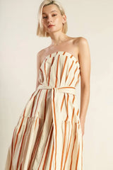 SWEET REMINISCENCE WOVEN MAXI DRESS - Flying Tomato - Flyclothing LLC