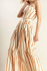 SWEET REMINISCENCE WOVEN MAXI DRESS - Flying Tomato - Flyclothing LLC