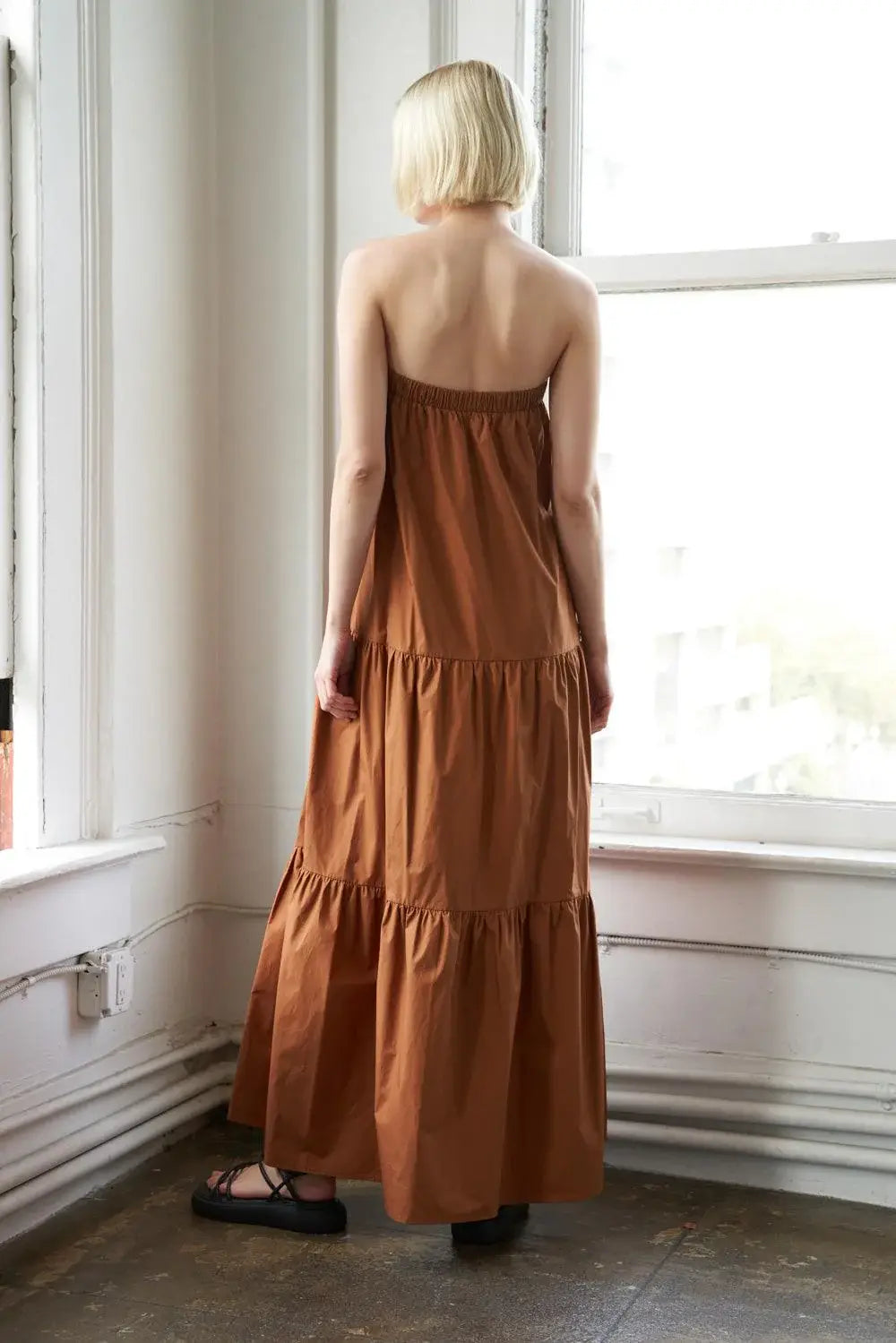 GIRLS JUST WANNA HAVE WOVEN MAXI DRESS - Flying Tomato - Flyclothing LLC