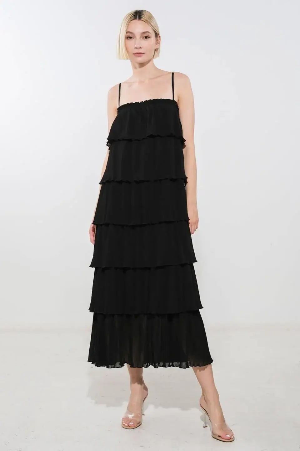 AMERICAN COWGIRL WOVEN MIDI DRESS - Flying Tomato - Flyclothing LLC