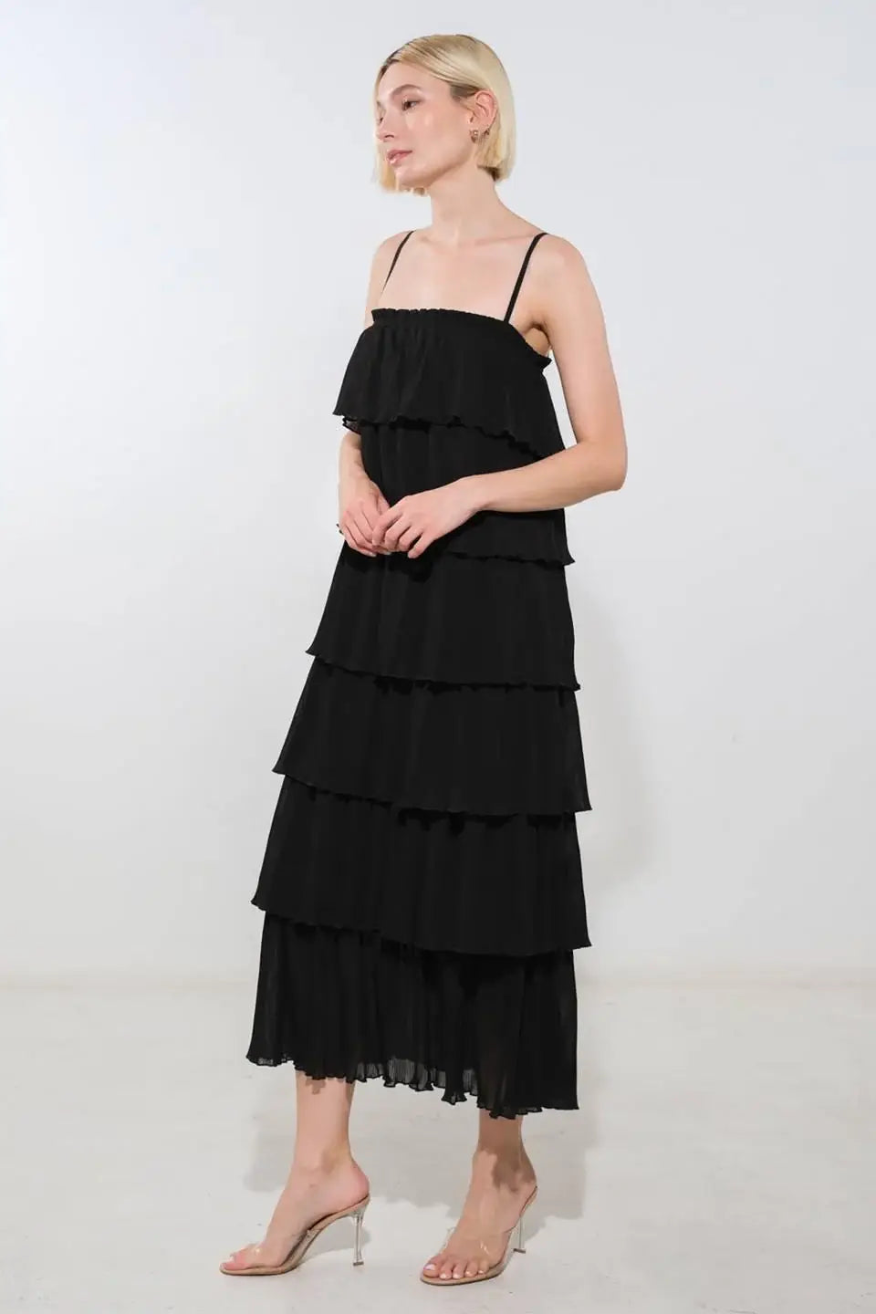 AMERICAN COWGIRL WOVEN MIDI DRESS - Flying Tomato - Flyclothing LLC
