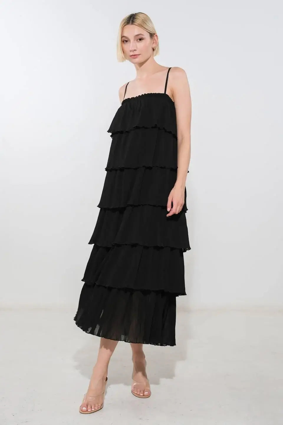 AMERICAN COWGIRL WOVEN MIDI DRESS - Flying Tomato - Flyclothing LLC