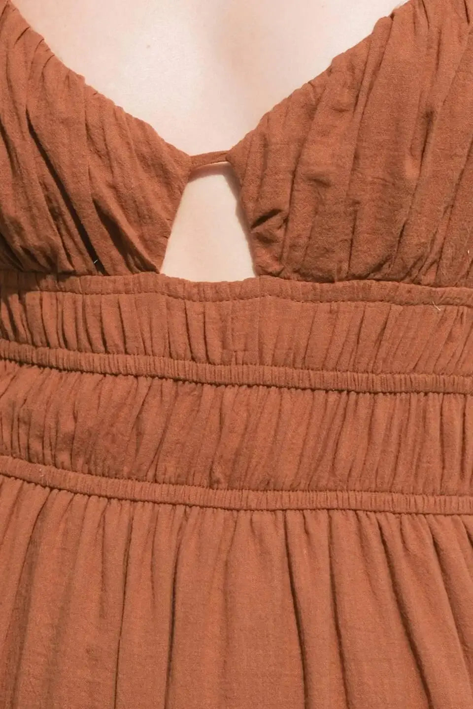 EFFORTLESS ELEGANCE WOVEN MAXI DRESS - Flying Tomato - Flyclothing LLC