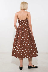 HARMONY HORIZON WOVEN MIDI DRESS - Flying Tomato - Flyclothing LLC