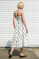 HARMONY HORIZON WOVEN MIDI DRESS - Flying Tomato - Flyclothing LLC