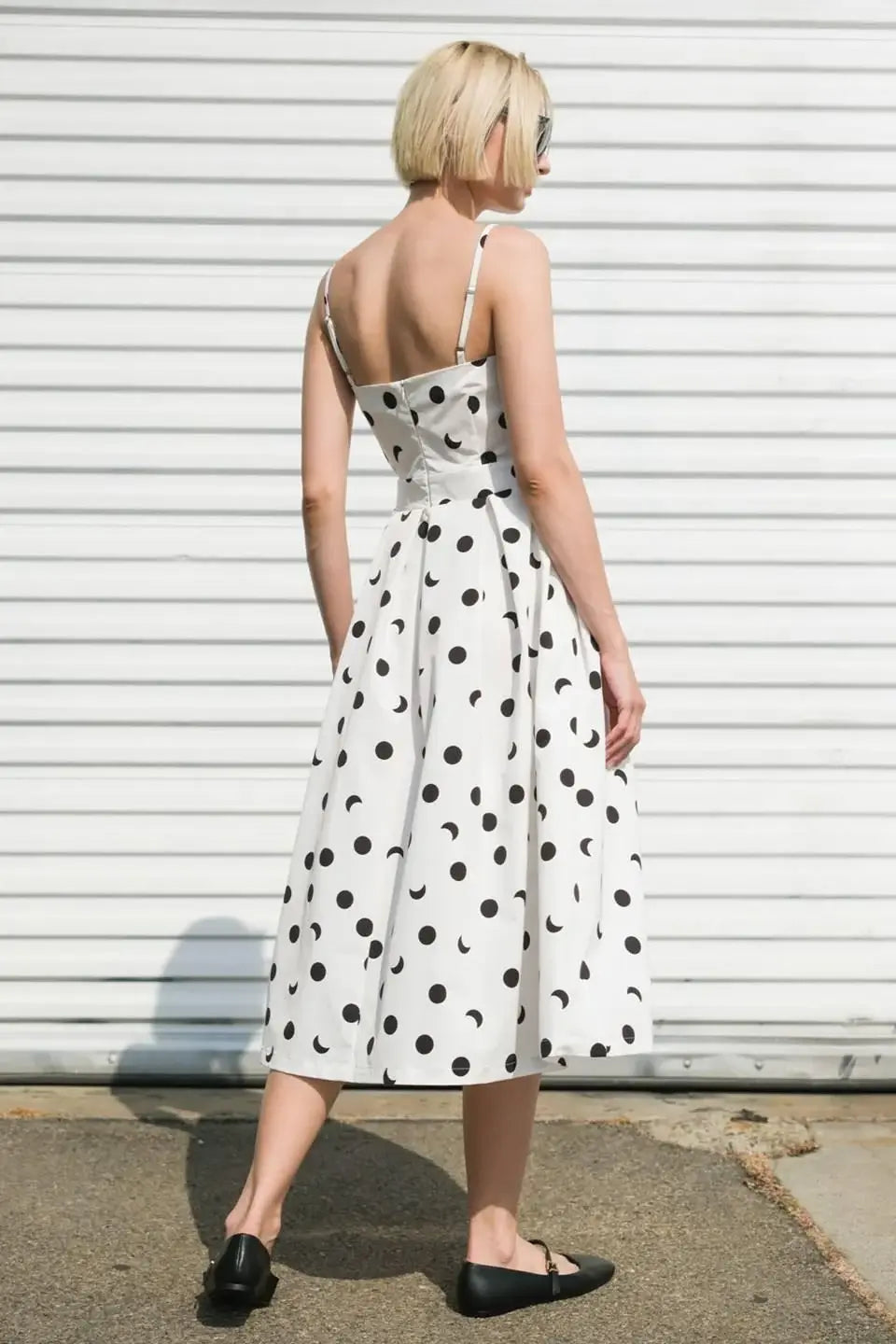 HARMONY HORIZON WOVEN MIDI DRESS - Flying Tomato - Flyclothing LLC