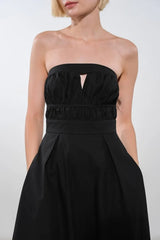 MYSTIC MUSE WOVEN MIDI DRESS - Flying Tomato - Flyclothing LLC