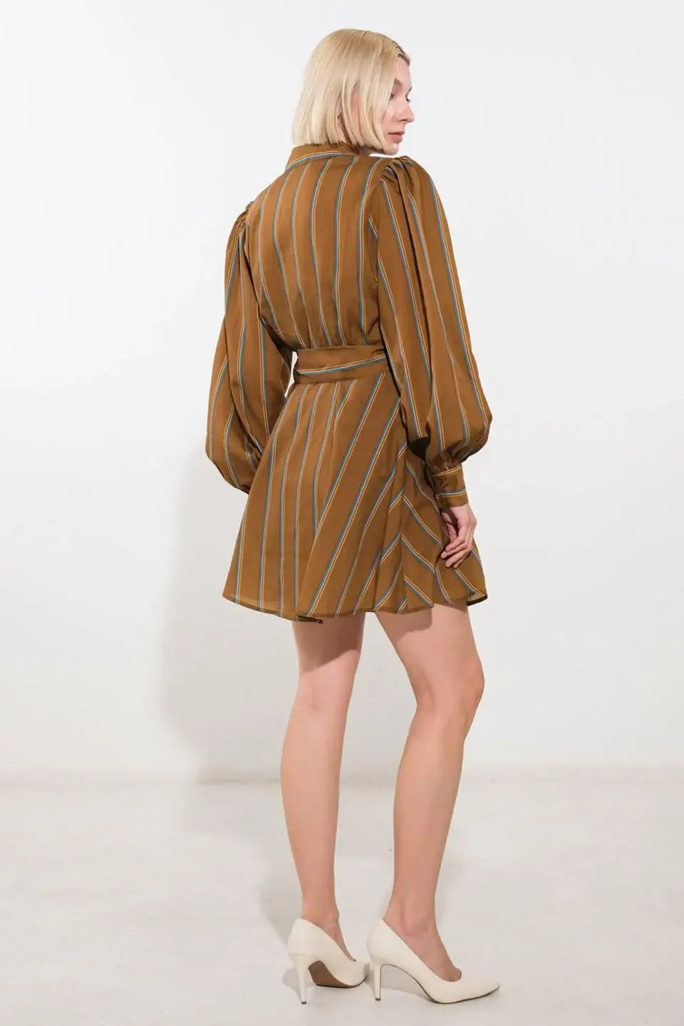 GIVE IT A GO WOVEN MINI DRESS - Flying Tomato - Flyclothing LLC