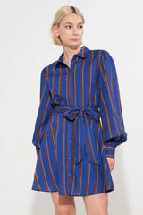 GIVE IT A GO WOVEN MINI DRESS - Flying Tomato - Flyclothing LLC