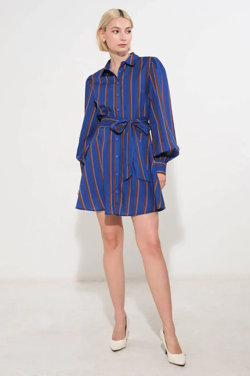 GIVE IT A GO WOVEN MINI DRESS - Flying Tomato - Flyclothing LLC