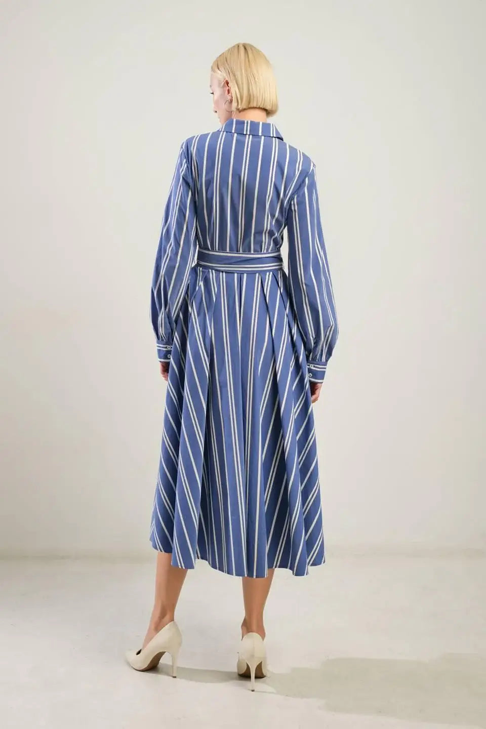 PETAL POWER MIDI SHIRT DRESS - Flying Tomato - Flyclothing LLC