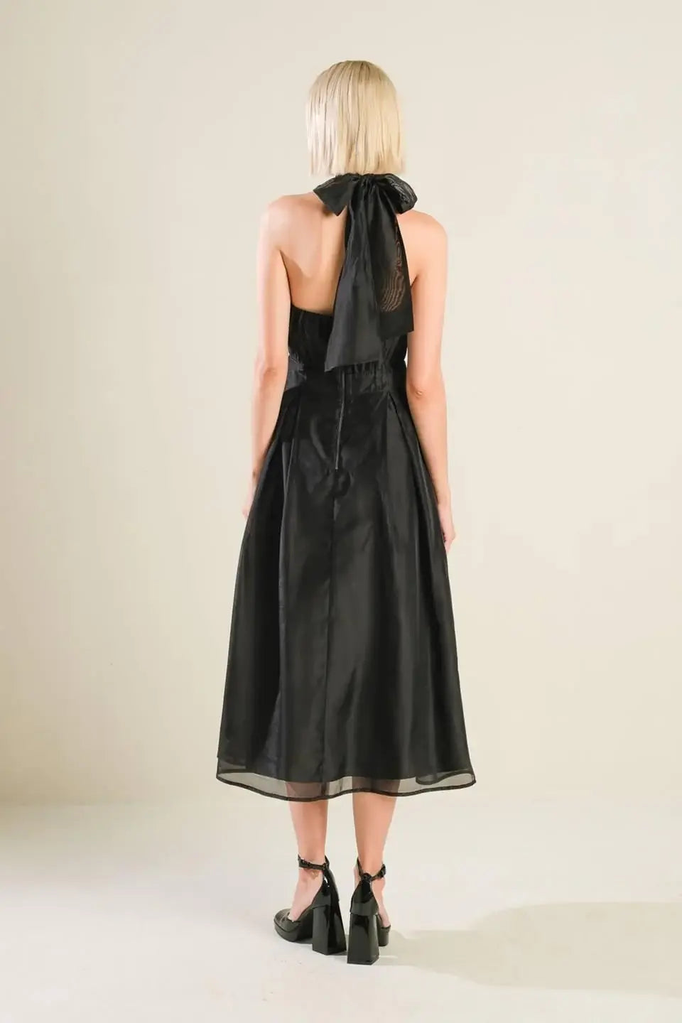 INVITATION TO LOVE WOVEN MIDI DRESS - Flying Tomato - Flyclothing LLC