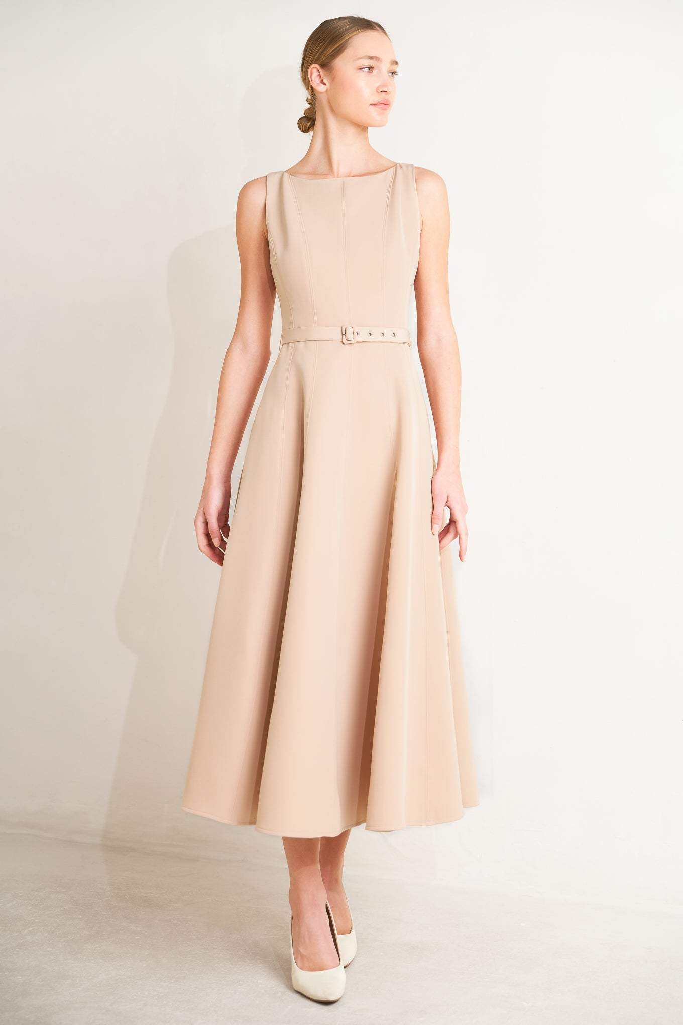 LIVING THE DREAM WOVEN MIDI DRESS - Flying Tomato - Flyclothing LLC