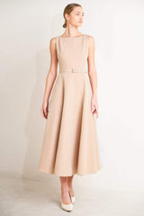 LIVING THE DREAM WOVEN MIDI DRESS - Flying Tomato - Flyclothing LLC