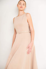 LIVING THE DREAM WOVEN MIDI DRESS - Flying Tomato - Flyclothing LLC