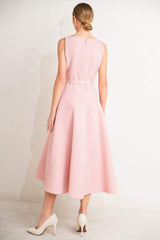 LIVING THE DREAM WOVEN MIDI DRESS - Flying Tomato - Flyclothing LLC