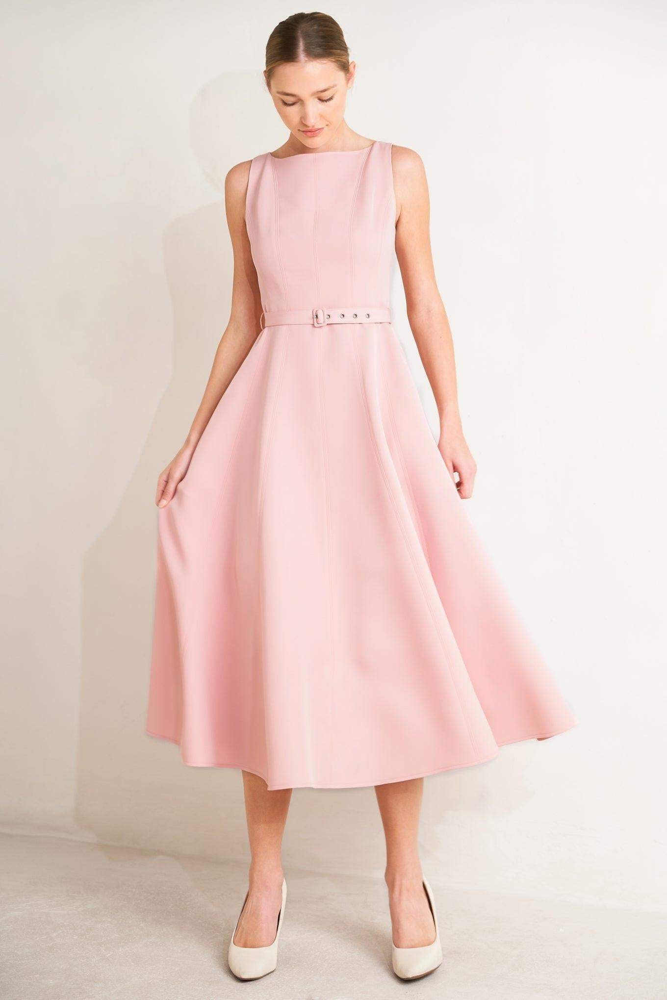 LIVING THE DREAM WOVEN MIDI DRESS - Flying Tomato - Flyclothing LLC