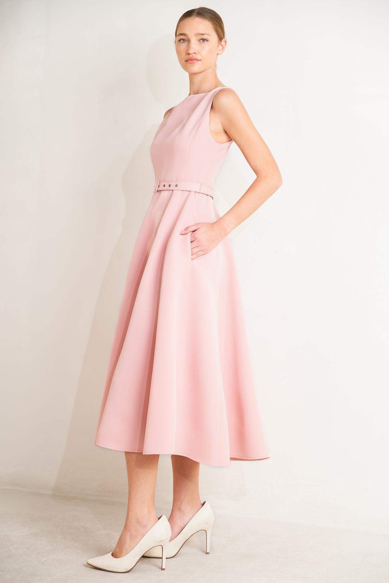 LIVING THE DREAM WOVEN MIDI DRESS - Flying Tomato - Flyclothing LLC