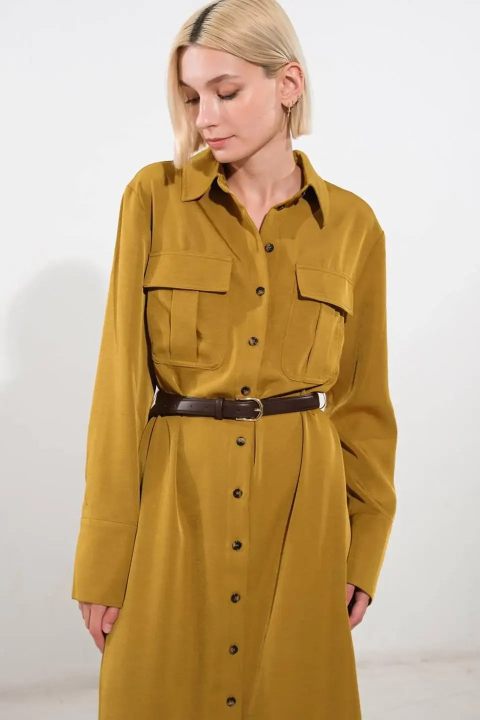STATE OF BLISS WOVEN MIDI DRESS - Flying Tomato - Flyclothing LLC