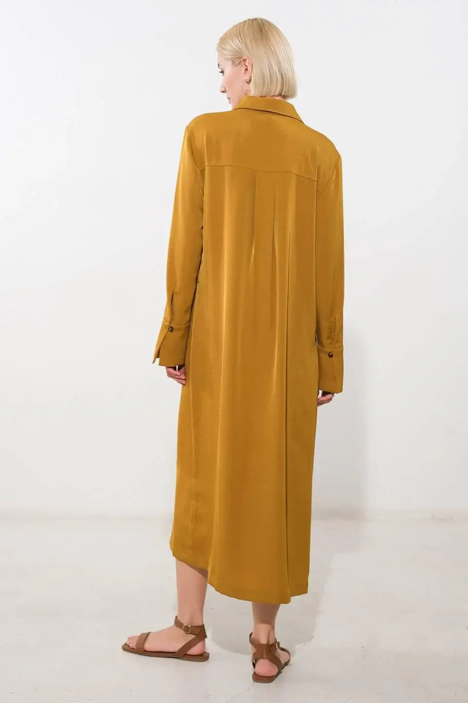 STATE OF BLISS WOVEN MIDI DRESS - Flying Tomato - Flyclothing LLC