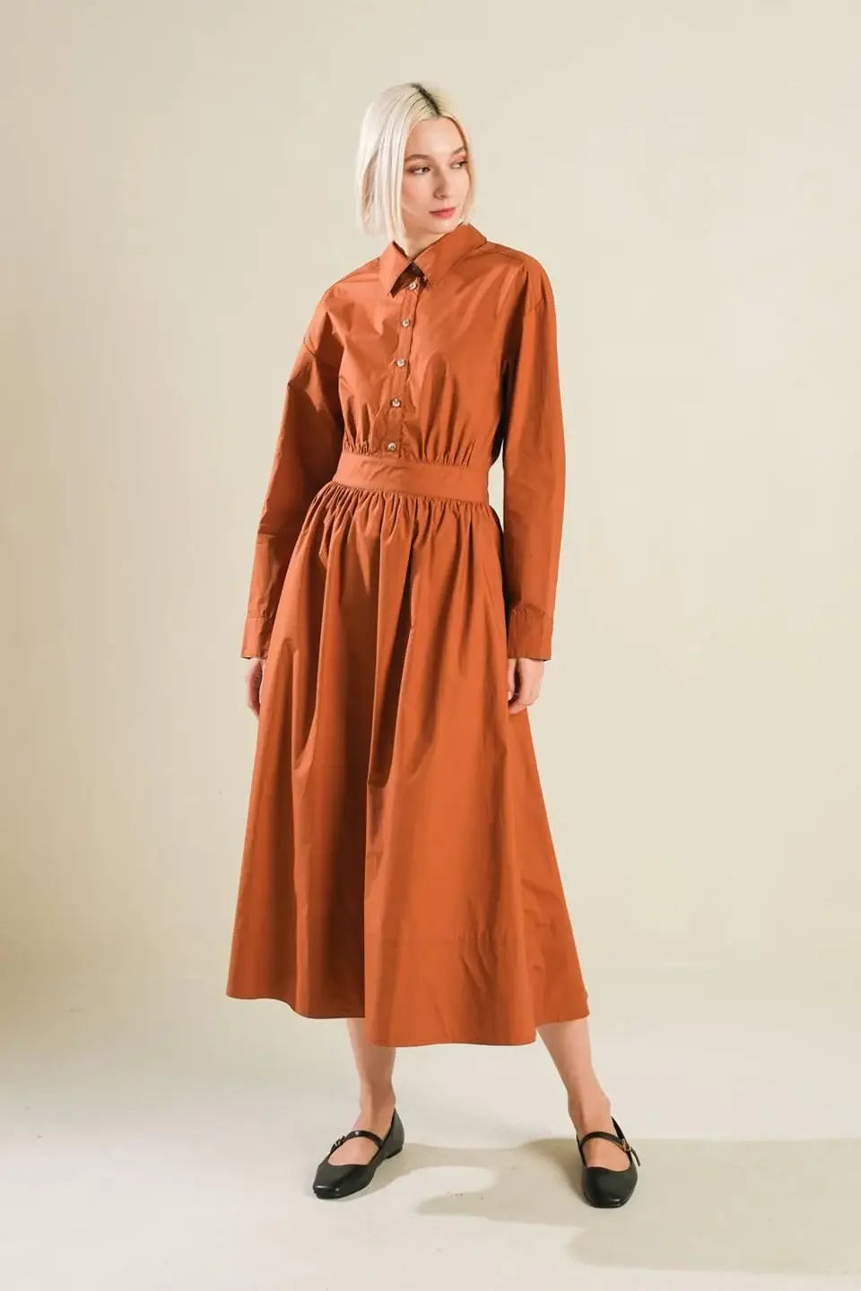 MEADOW MUSE WOVEN MIDI DRESS - Flying Tomato - Flyclothing LLC
