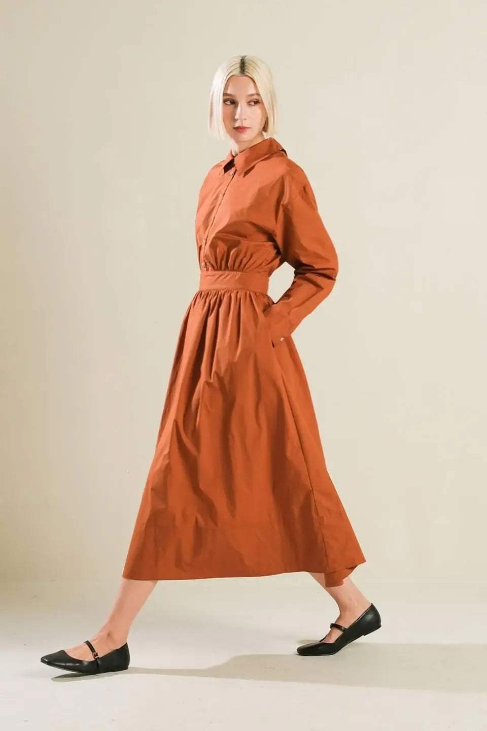 MEADOW MUSE WOVEN MIDI DRESS - Flying Tomato - Flyclothing LLC