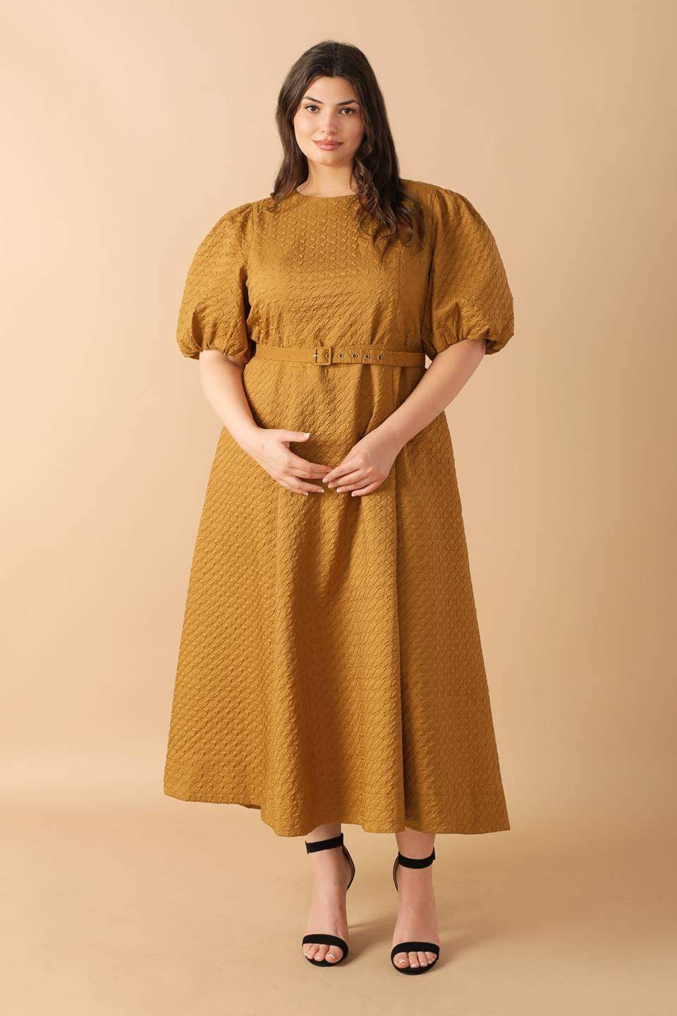 CAN'T STOP ME WOVEN MIDI DRESS - Flying Tomato - Flyclothing LLC