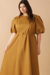 CAN'T STOP ME WOVEN MIDI DRESS - Flying Tomato - Flyclothing LLC