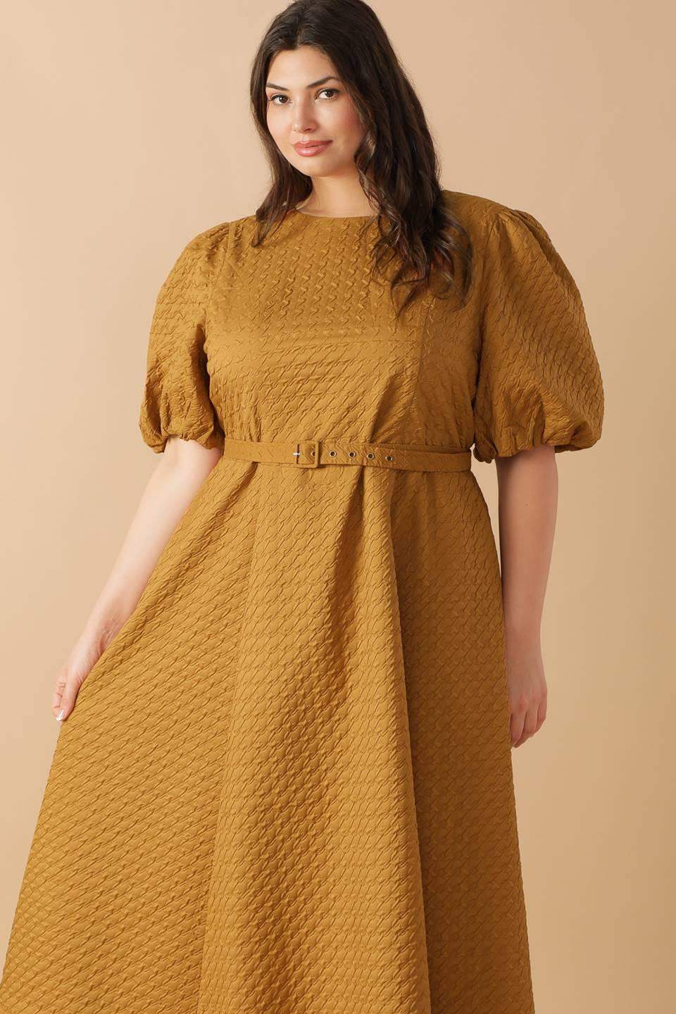 CAN'T STOP ME WOVEN MIDI DRESS - Flying Tomato - Flyclothing LLC