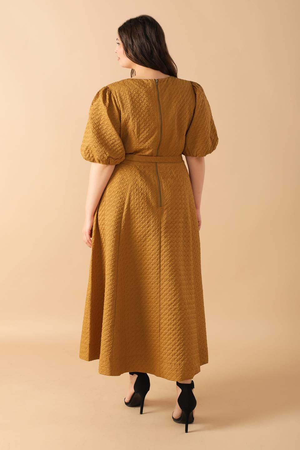 CAN'T STOP ME WOVEN MIDI DRESS - Flying Tomato - Flyclothing LLC