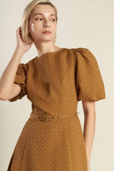 CAN'T STOP ME WOVEN MIDI DRESS - Flying Tomato - Flyclothing LLC