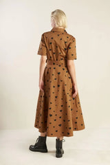 READY TO GO WOVEN MIDI DRESS - Flying Tomato - Flyclothing LLC