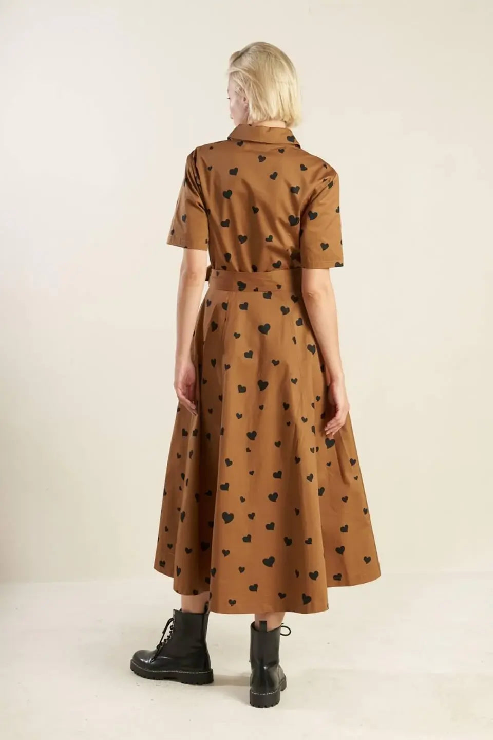 READY TO GO WOVEN MIDI DRESS - Flying Tomato - Flyclothing LLC