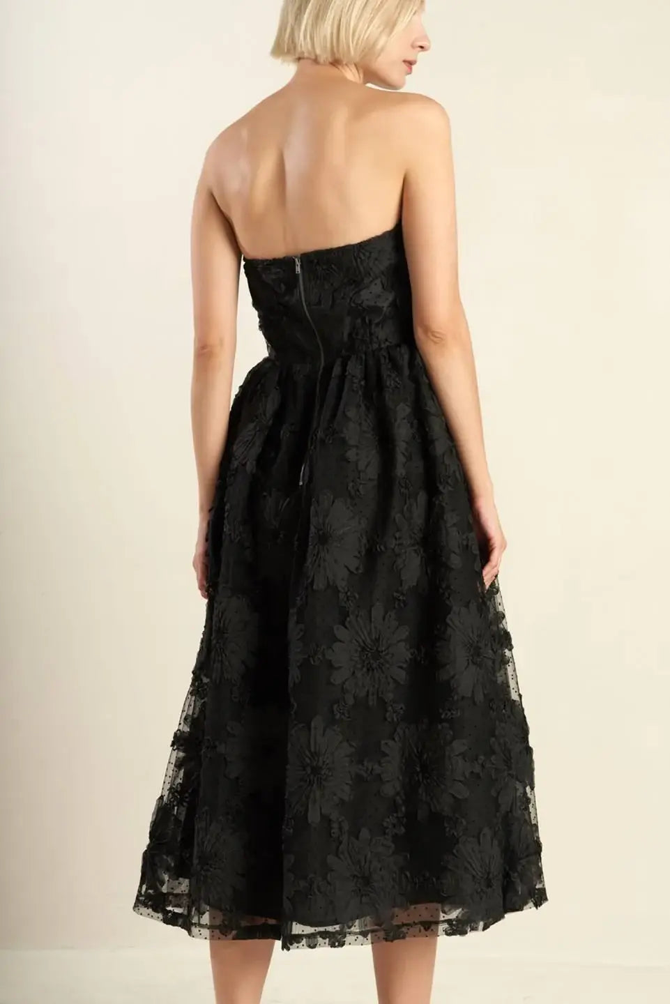 CONFIDENCE GAME LACE MIDI DRESS - Flying Tomato - Flyclothing LLC