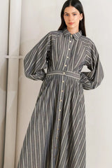WHAT I FEEL WOVEN MIDI DRESS - Flying Tomato - Flyclothing LLC