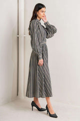 WHAT I FEEL WOVEN MIDI DRESS - Flying Tomato - Flyclothing LLC