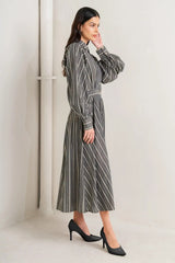 WHAT I FEEL WOVEN MIDI DRESS - Flying Tomato - Flyclothing LLC