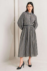 WHAT I FEEL WOVEN MIDI DRESS - Flying Tomato - Flyclothing LLC