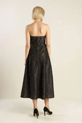 THE TRUTH IS WOVEN LACE MIDI DRESS - Flying Tomato - Flyclothing LLC