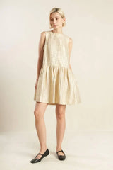 HORIZON HIDEAWAY WOVEN MINI DRESS - Flying Tomato - Flyclothing LLC