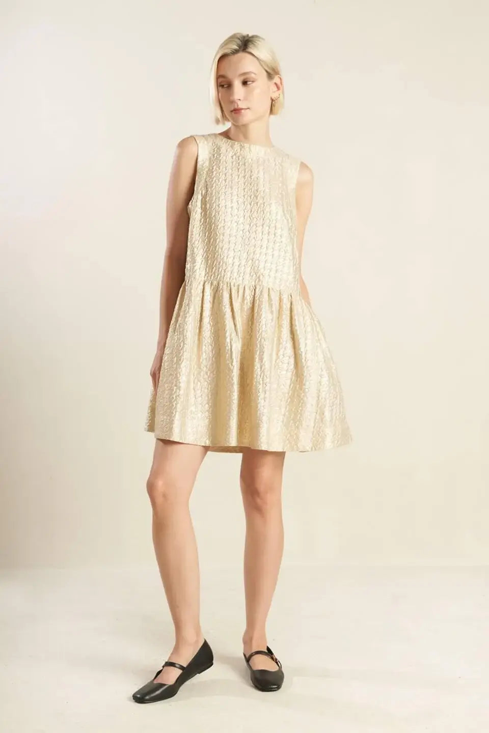 HORIZON HIDEAWAY WOVEN MINI DRESS - Flying Tomato - Flyclothing LLC