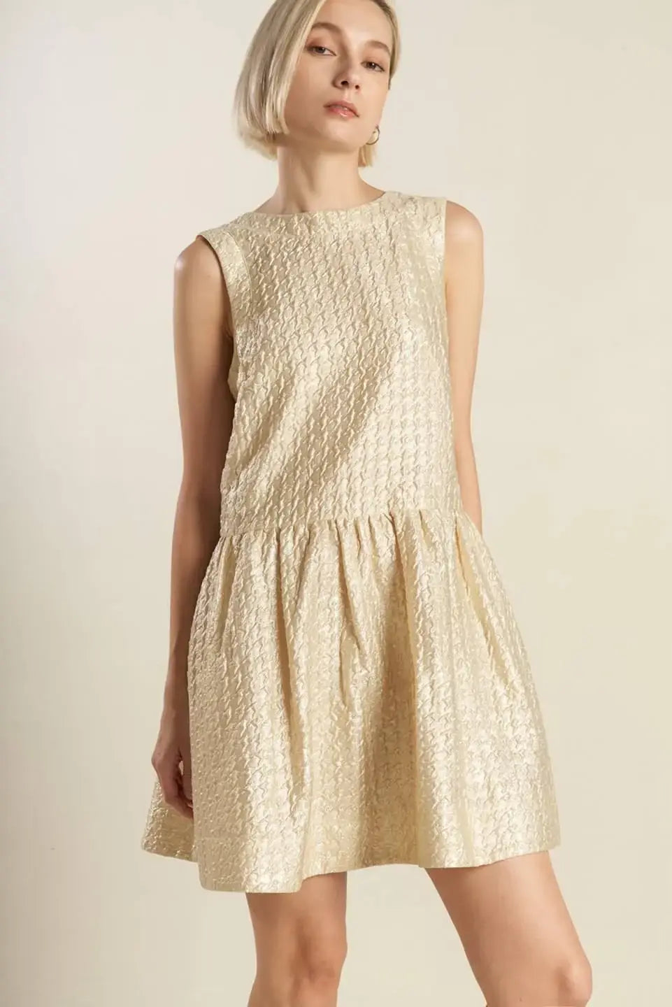HORIZON HIDEAWAY WOVEN MINI DRESS - Flying Tomato - Flyclothing LLC