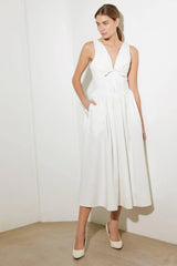 FANCIFUL ESCAPES WOVEN MIDI DRESS - Flying Tomato - Flyclothing LLC