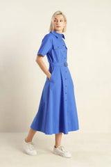 SOUL ON FIRE WOVEN MIDI DRESS - Flying Tomato - Flyclothing LLC