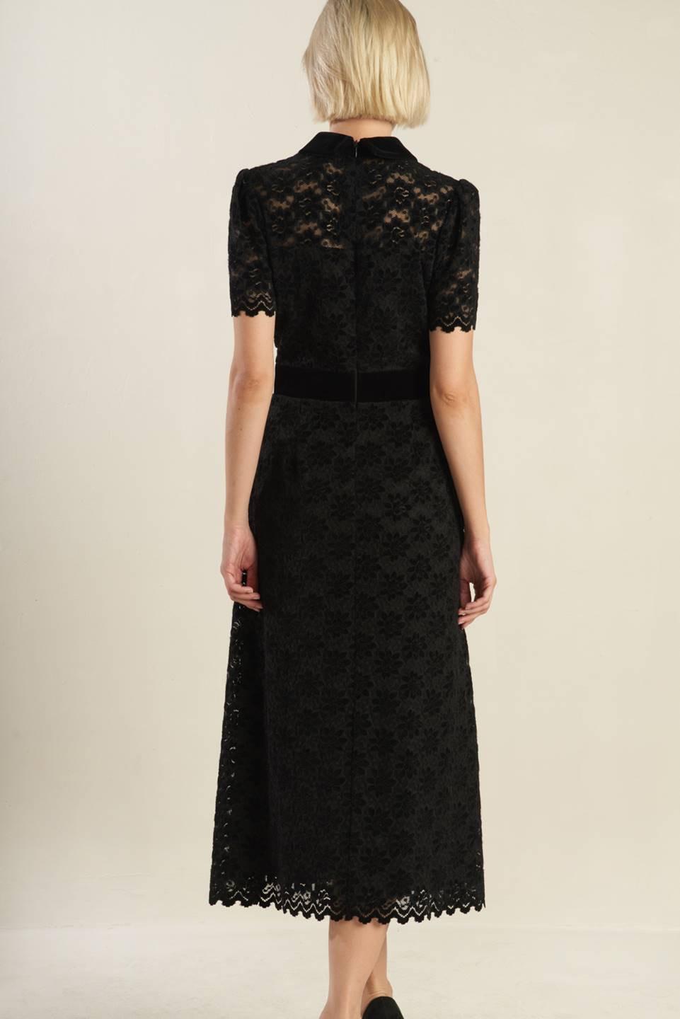 BOLD SYMPHONY WOVEN LACE MIDI DRESS - Flying Tomato - Flyclothing LLC